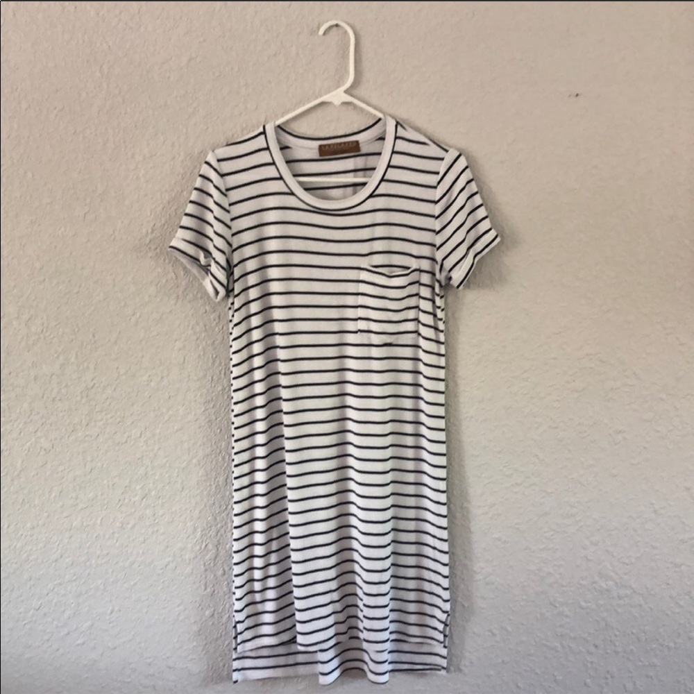 LA Relaxed Striped Pocket Dress